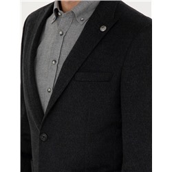 Antrasit Ekstra Slim Fit Spor Ceket