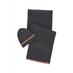 Erkek Gri Melanj Kaşkol