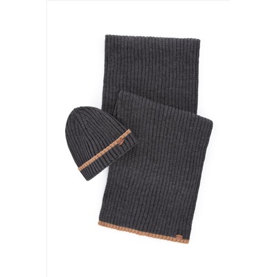 Erkek Gri Melanj Kaşkol