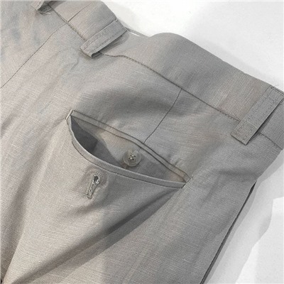 Мужские брюки из смесового французского льна, экспорт  Urba*n by Gem*o