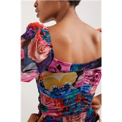 Vestido rushing floral