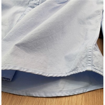 Мужская повседневная рубашка с длинным рукавом из 100% ПРЕМИАЛЬНОГО ХЛОПКА  МАССИМО Д