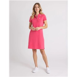 TIPPED POLO DRESS