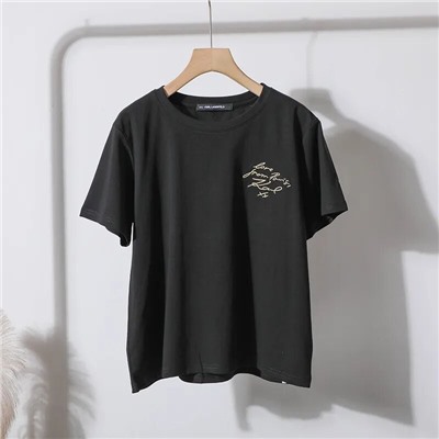 Женская футболка с вышивкой КАР*Л 😎