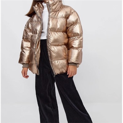 Зимняя куртка золотистая. Экспорт