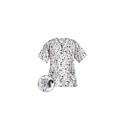 UA Fall Favorite Silver Scrub Top