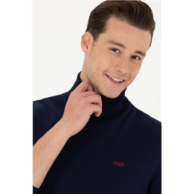 Erkek Lacivert Basic Kazak