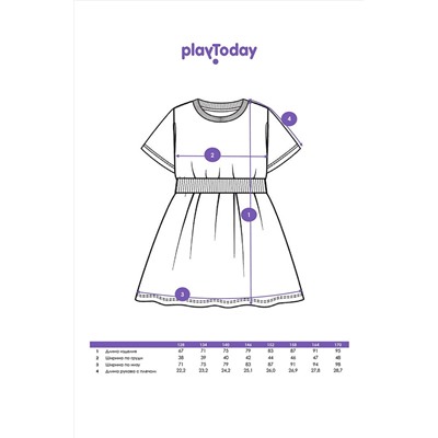 Платье PLAYTODAY, 1121689