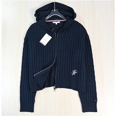 Повседневный вязаный кардиган с длинными рукавами ТОММИ ХИЛФИГЕ*Р