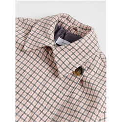 Karierter Trenchcoat