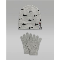 Nike Swoosh Repeat Beanie and Gloves Set Big Kids' Set