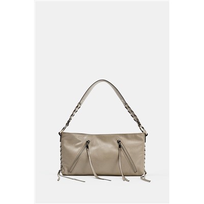 ZIPPED SHOULDER BAG