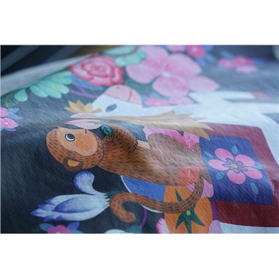 Женский свитшот / толстовка с ярким принтом  АЙСИК*Л