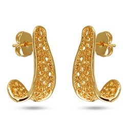 Серьги (покрытие золото), Есть комплект