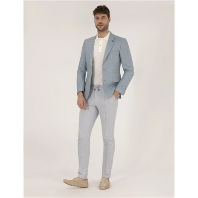 Mavi Ekstra Slim Fit Keten Karışımlı Blazer Ceket