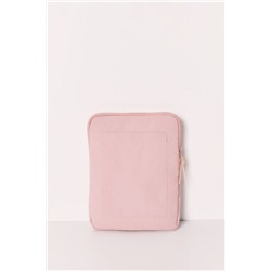 Funda tablet acolchada rosa logo
