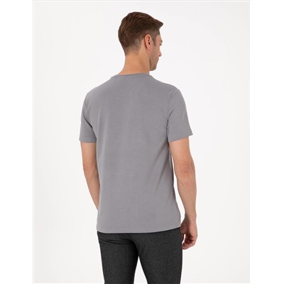 Gri Regular Fit Tişört