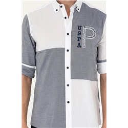 Erkek Lacivert Uzun Kollu Gömlek