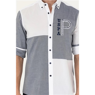 Erkek Lacivert Uzun Kollu Gömlek