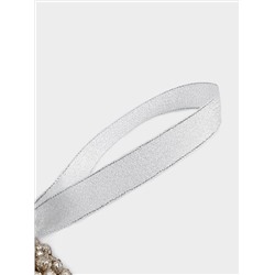 Венок декоративный, 25 см, полистирол, шампань, Celebration