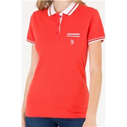 Kadın Kırmızı Polo Yaka Tişört