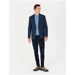 Açık Lacivert Slim Fit Ceket