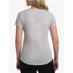 NYC SEQUINS SEMI SCOOP JERSEY T-SHIRT