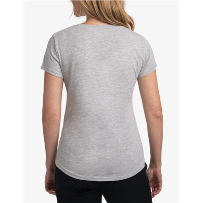 NYC SEQUINS SEMI SCOOP JERSEY T-SHIRT