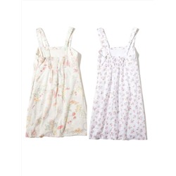 Женский сарафан из смесовой ткани со льном Ank*o