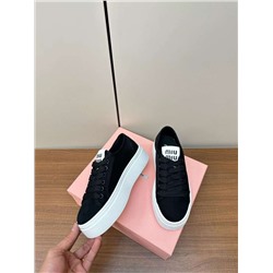 Женские кеды на высокой подошве Mi*u Mi*u