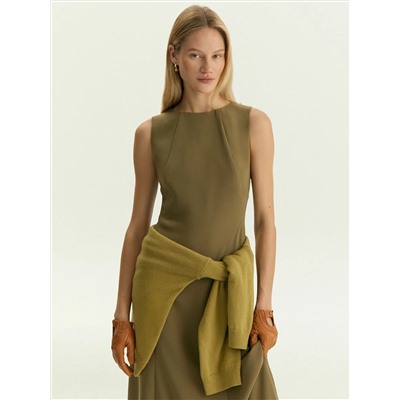 Платье без рукавов, PL1762/savour