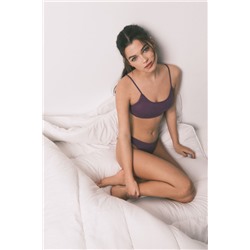 Sujetador top Seamless granate floral