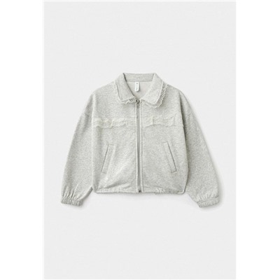 Детская свободная толстовка с кружевной отделкой, экспорт в Россию  СЕЛ*А  Цена на Lamoda со скидкой 2400₽