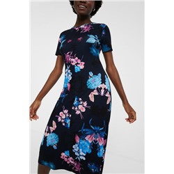 Vestido camisetero flores