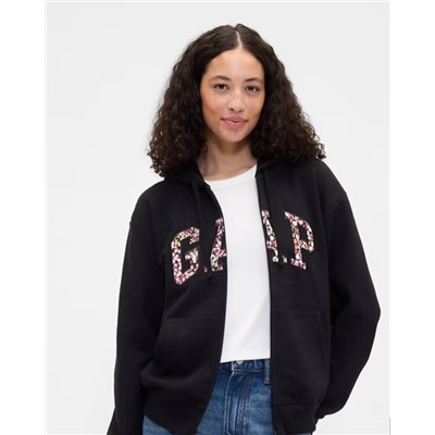 Relaxed Gap Logo Zip Hoodie