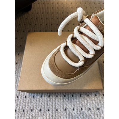 Ботинки натуральная  замша натуральный мех