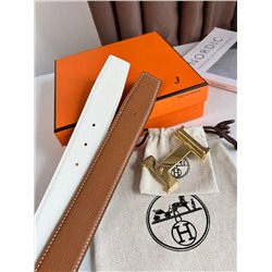 Мужской двухсторонний ремень  Herme*s 🧡