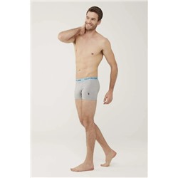 U.S. Polo Assn. 80446 Erkek Turkuaz-lacivert-gri 3'lü Boxer