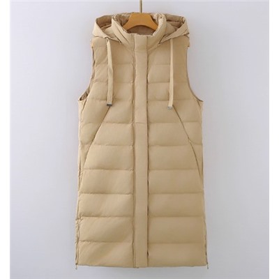 Женский жилет средней длины