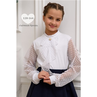 Блузка Олимпия длинный рукав