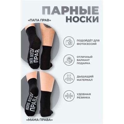 Носки мужские Папа прав