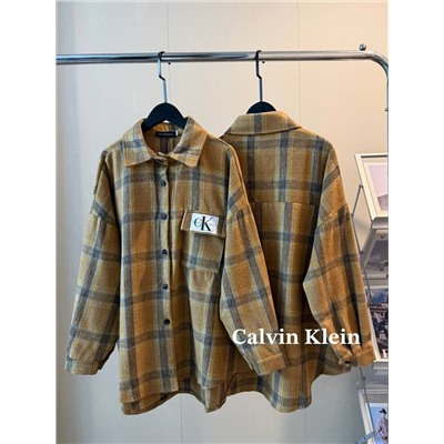 Теплая клетчатая рубашка СК