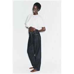 TRF BARREL HIGH-WAIST JEANS