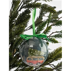 Игрушка елочная, 7 см, пенопласт, шар, Машинка, New year