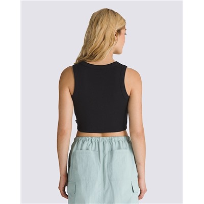 Drew Rib Tank Top black