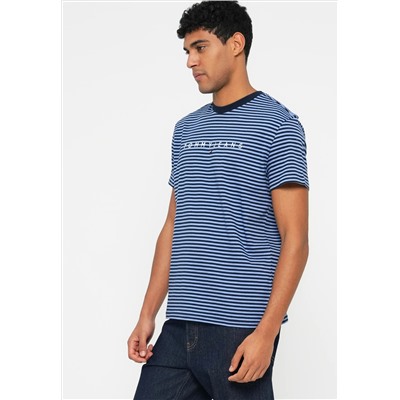 Tommy Jeans LINEAR LOGO STRIPE CREW NECK T-SHIRT - Camiseta estampada
