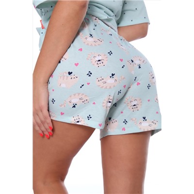 Пижама с шортами 052-053 с шортами Очарование НАТАЛИ #978077