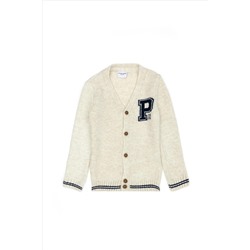 Erkek Çocuk Taş Melanj Triko Hırka