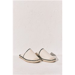 Alpargata mule bicolor