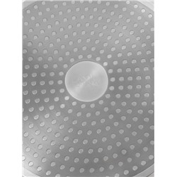 Сковорода, 28 см, с покрытием, алюминий, молочная, Palisander